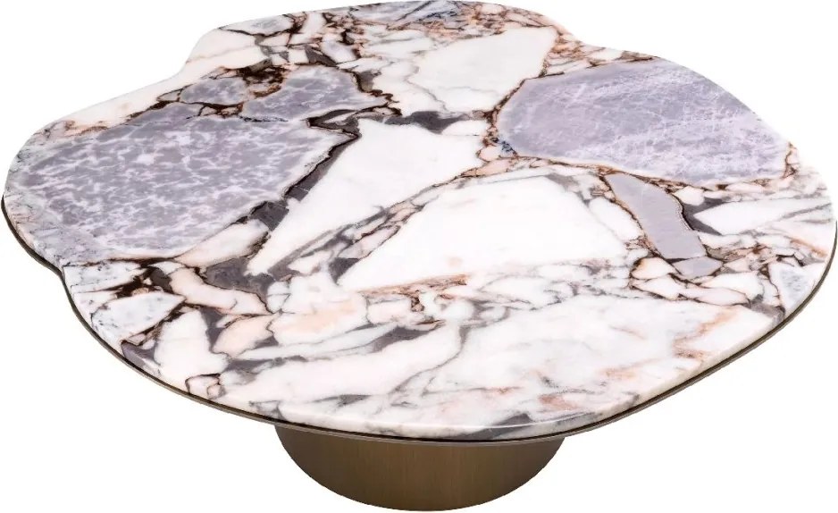 Masuta de cafea design LUX cu blat din marmura Shapiro
