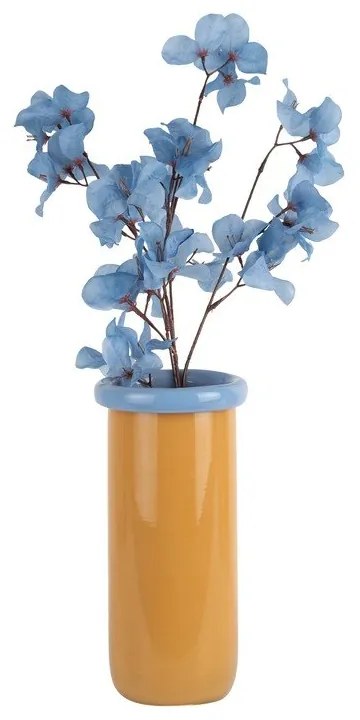 Vază galben-muștar din sticlă (înălțime 30,5 cm) Plegado – PT LIVING