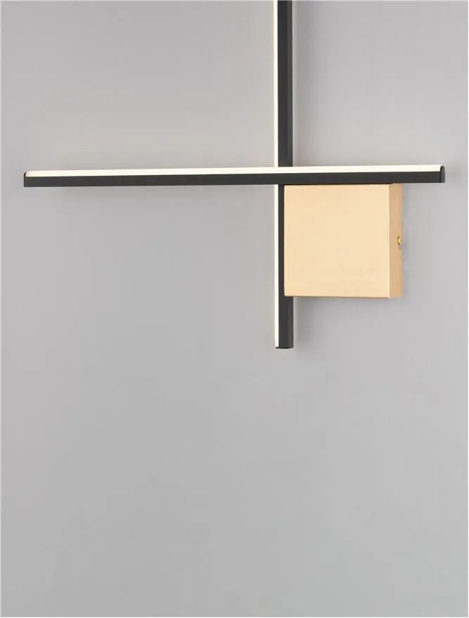 Aplica de perete cu lumina ambientala LED Cross 50cm