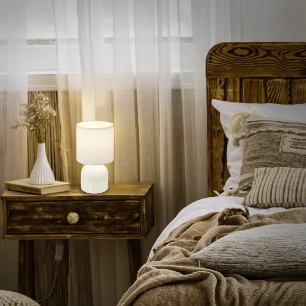 Brilo - Lampă de masă INO 1xE14/10W/230V albă