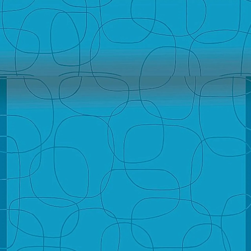 Runner decorativ din hartie albastra 40x120 cm