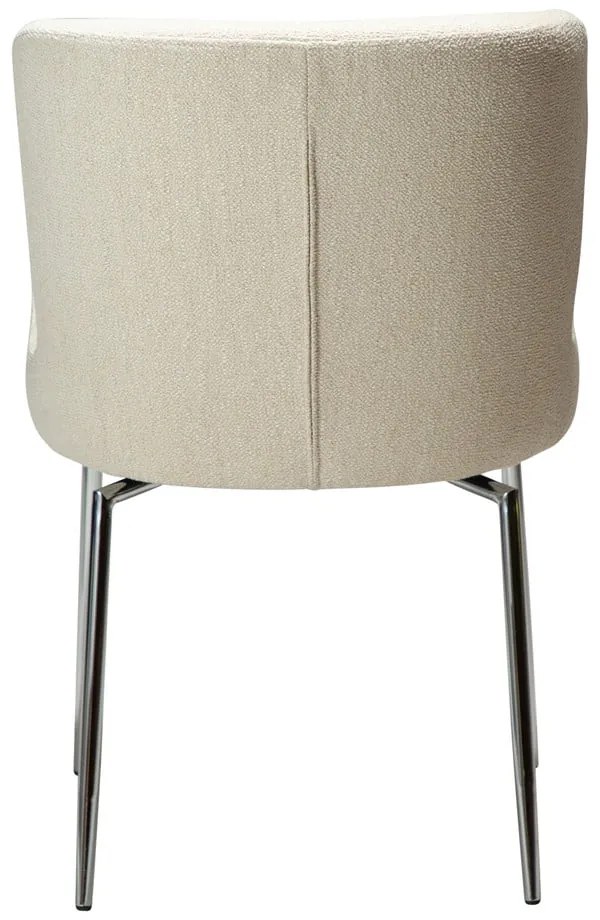 Scaun de dining crem tapițat Glam – DAN-FORM Denmark