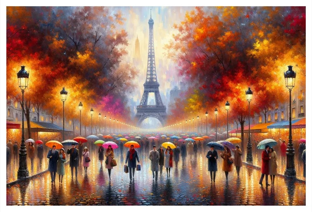 Tablou Paris de toamnă cu Turnul Eiffel