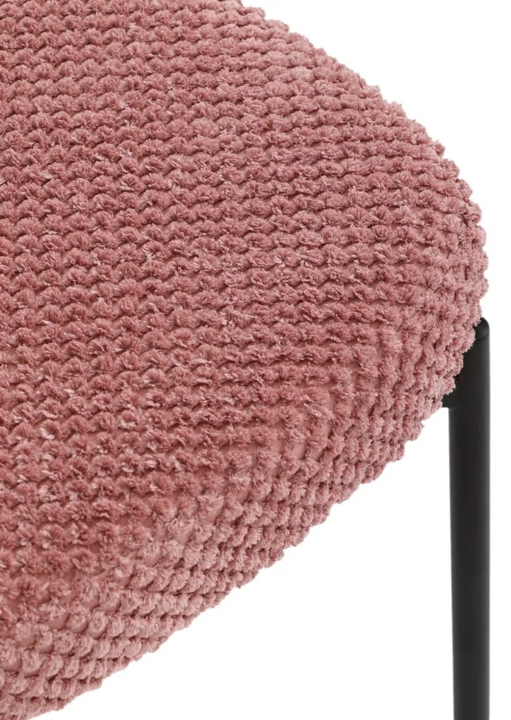 Set de scaune de sufragerie Bouclé CT-W1077 PINK2,4 buc