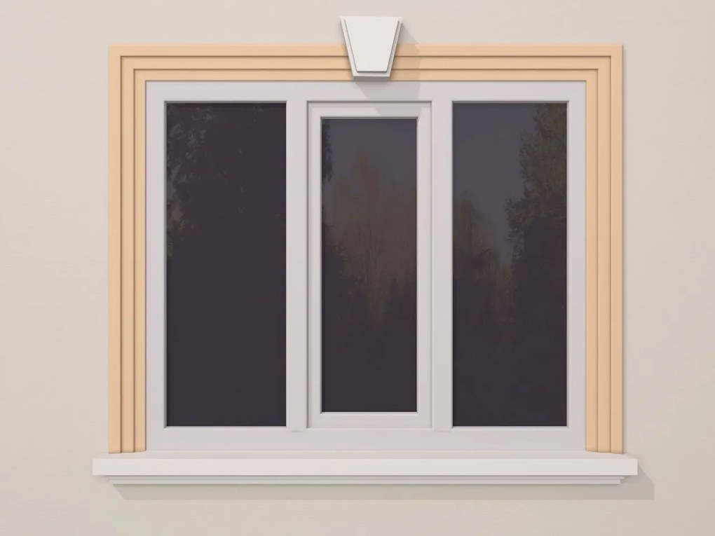 Ancadrament fereastra exterior FP134 dimensiuni 135x45x2000mm