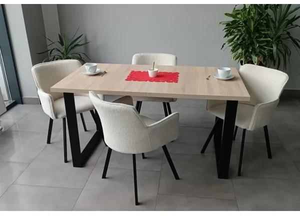 Masă extensibilă COLIN stejar Sonoma