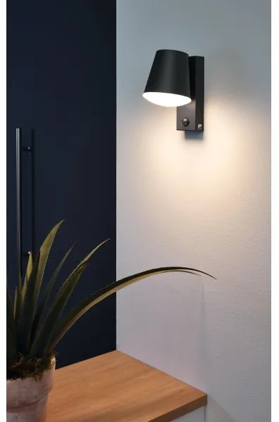 Eglo 97451 - Aplica perete exterior cu senzor CALDIERO 1xE27/10W/230V