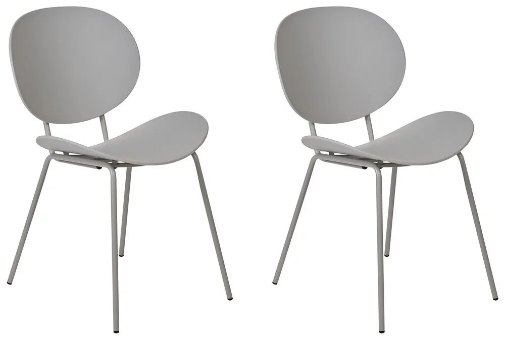 Set 2 buc scaune de sufragerie Sarrah (gri) . 1075891