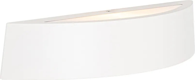 Aplică de perete exterioară modernă albă IP44 - Caz