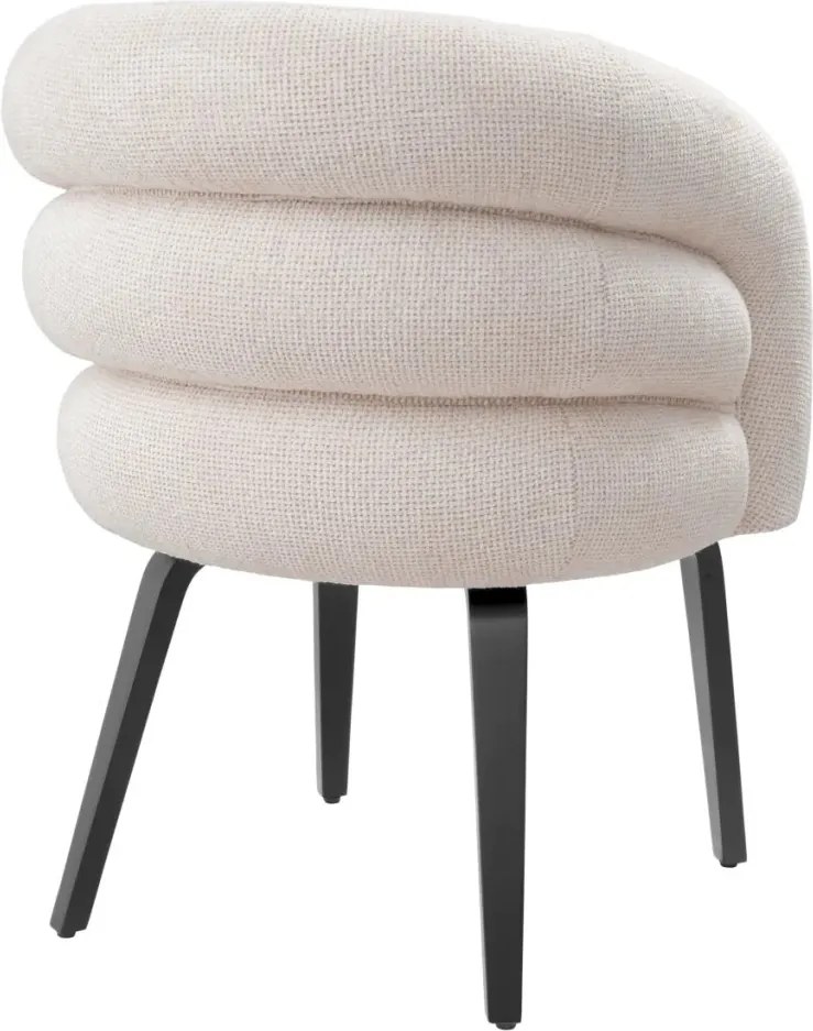 Scaun design elegant LUX Novelle, Lyssa off-white