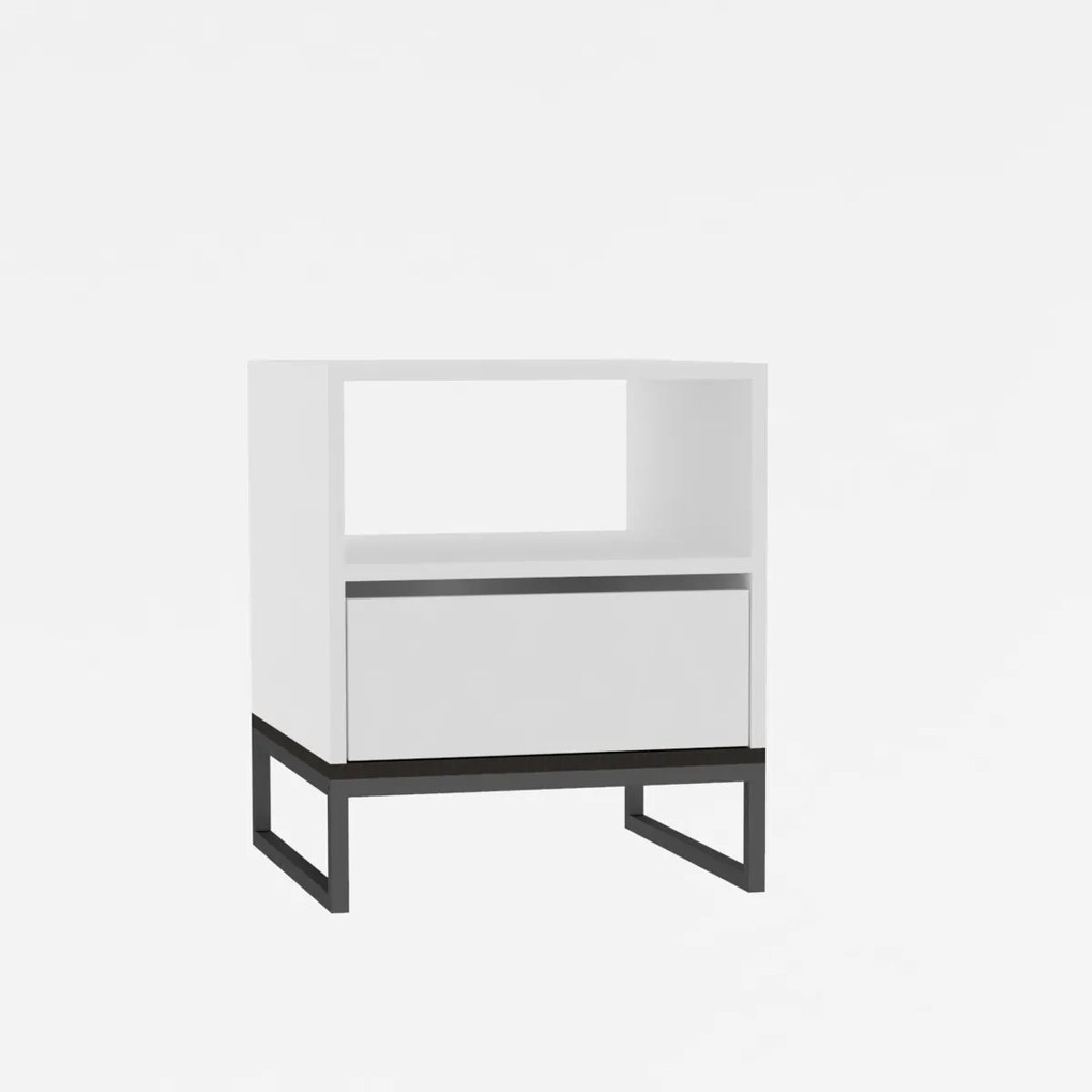 Măsuță de noptieră Lindau White