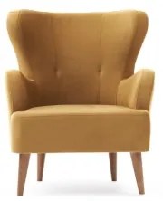 Fotoliu cu aripi NEKO, auriu