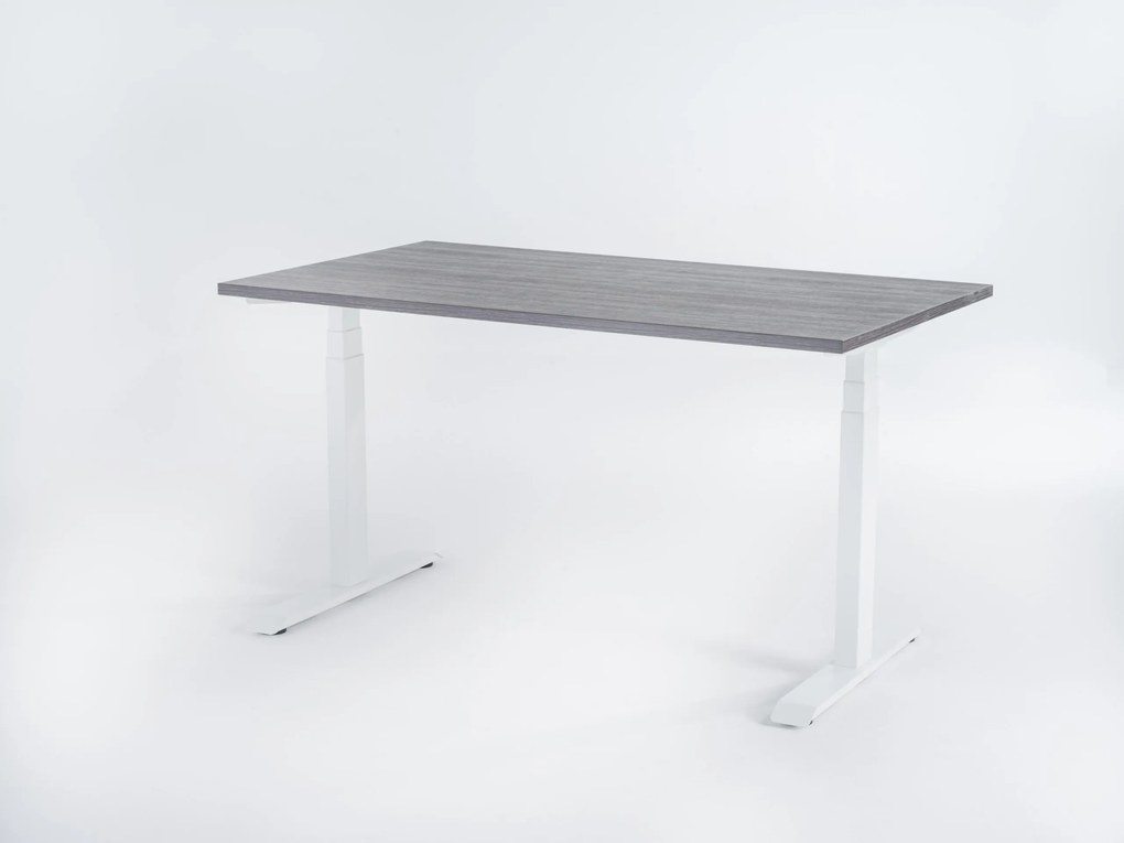 Viva Smart 2.0, Birou reglabil electric cu două motoare electrice - Premium - 1400x800x25 - Logan - Alb