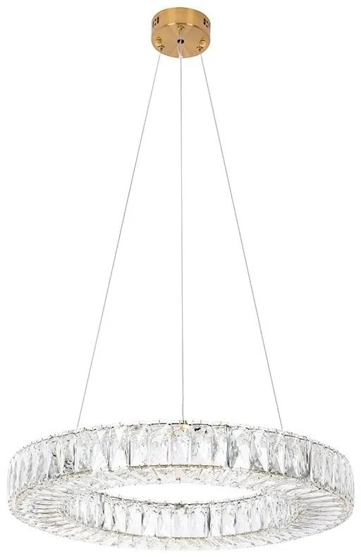 Lustra suspendata LED Florens 60 auriu