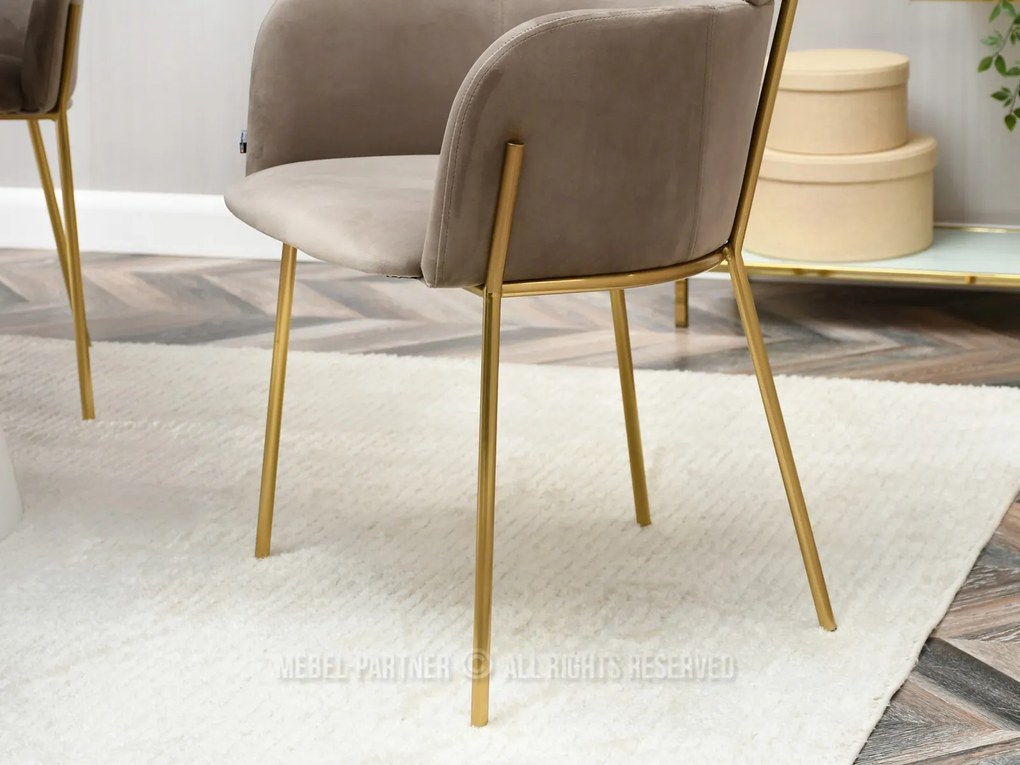Scaun Baggie K (bej + auriu). Promo -14%. 1110943