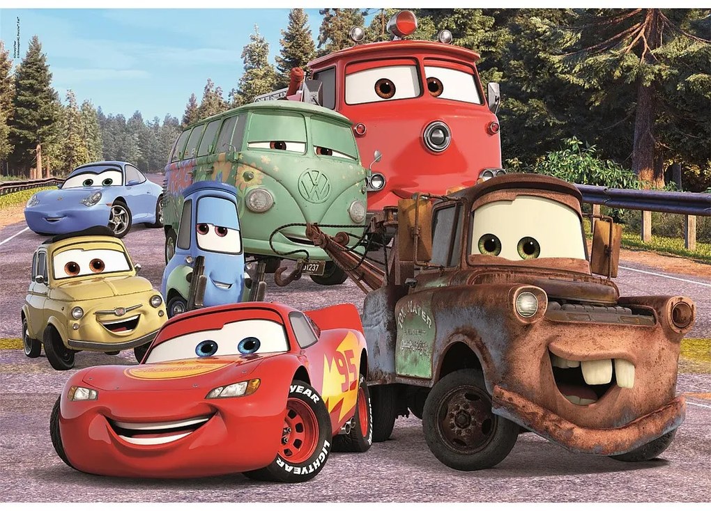 Disney Mașini Road Trip Puzzle maxi de 24 de piese Clementoni