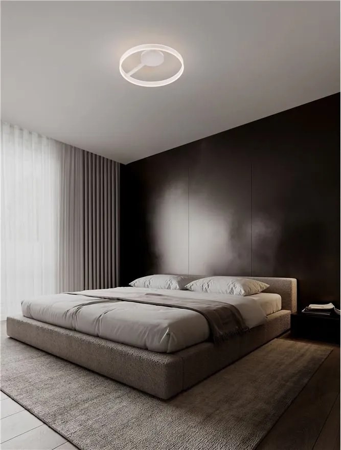 Plafoniera LED design modern BIANCO 40Watt, NVL-9060286