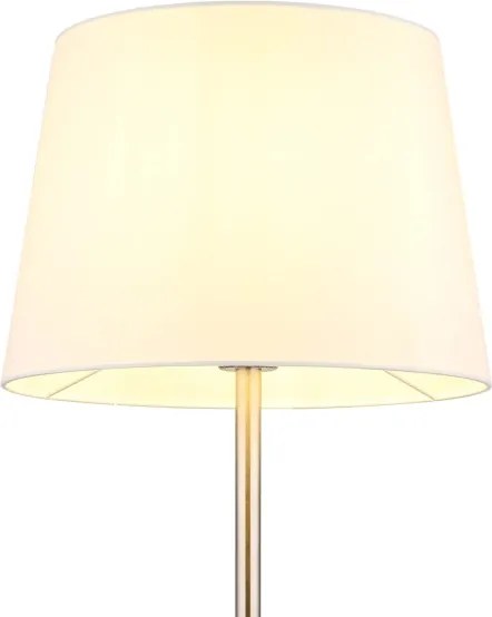 Globo 40100101 - Lampă de podea JORIS 1xE27/40W/230V alb/crom mat