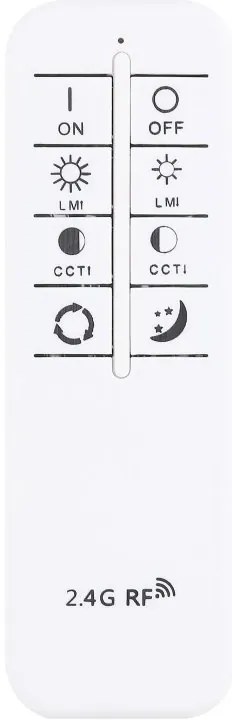 Plafoniera LED cu telecomanda design modern Ani alb