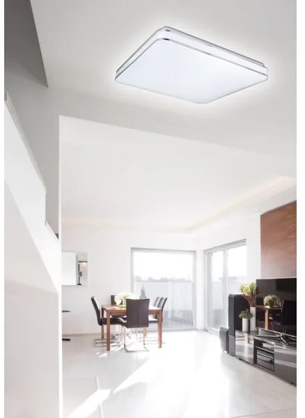 Globo 48406-48 - LED Plafonierpp diimabilă LASSY LED/48W/230V + Telecomandă