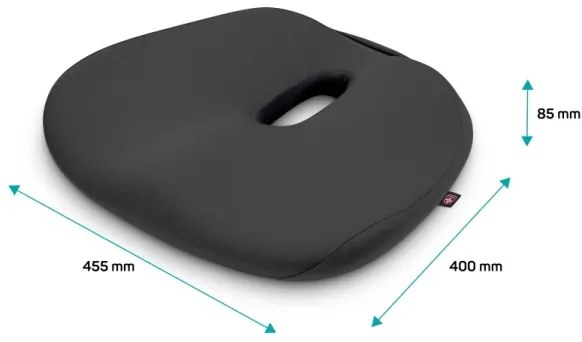 Pernă ergonomică pentru scaun CONNECT IT CFH-5501-GY antracit