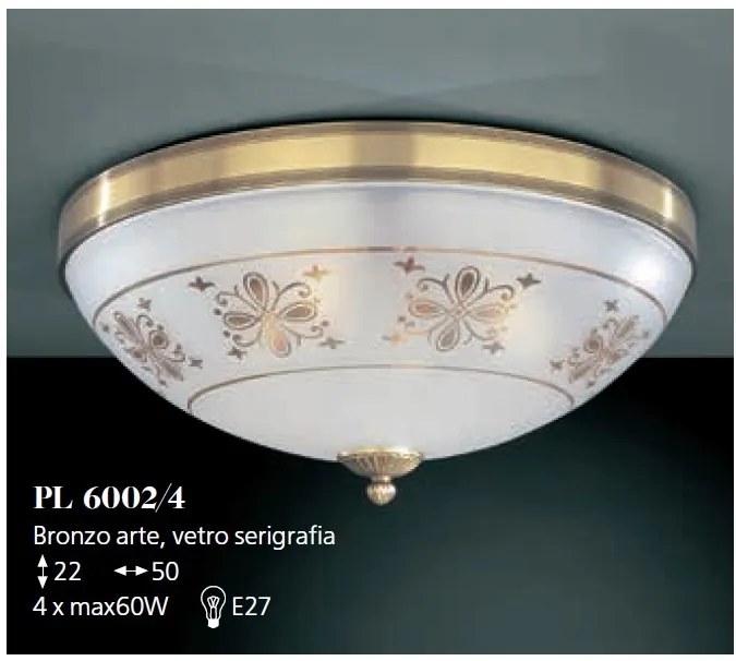 Plafoniera clasica design italian realizata manual 6002
