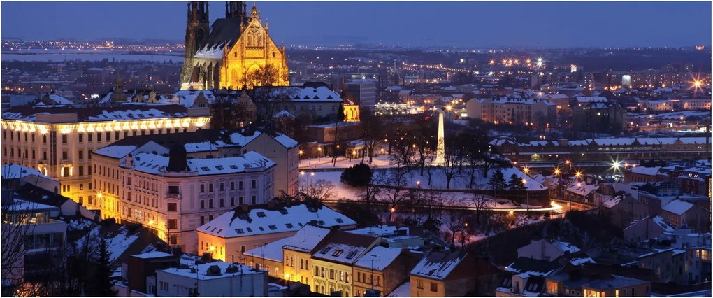 Tablou - Catedrala Sf. Peter și Paul, Brno, Republica Cehă (120x50 cm)