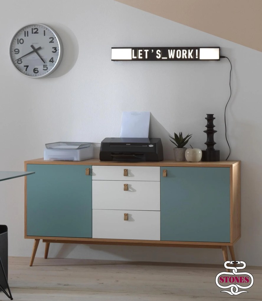 STONES Lampă de masă LED3cm X 80cm H. 10cm | Aosom Romania