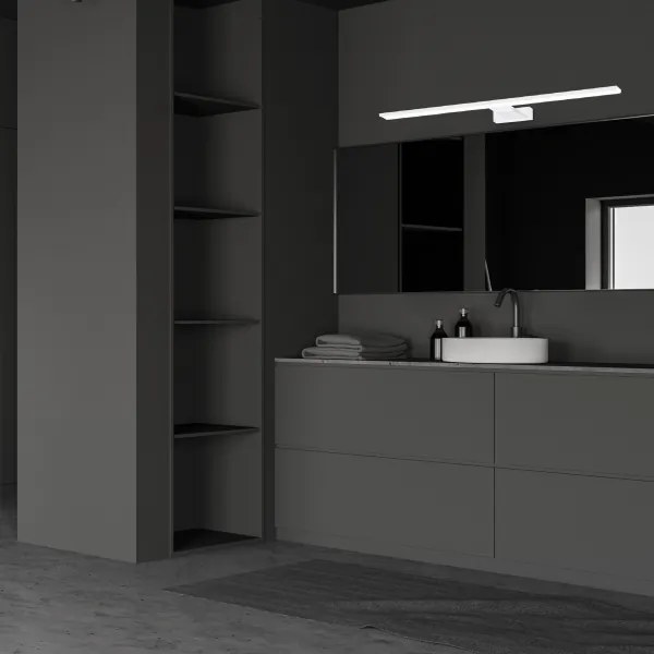 Lumină LED pentru oglindă de baie SHINE WHITE LED/15W/230V 80 cm IP44 albă