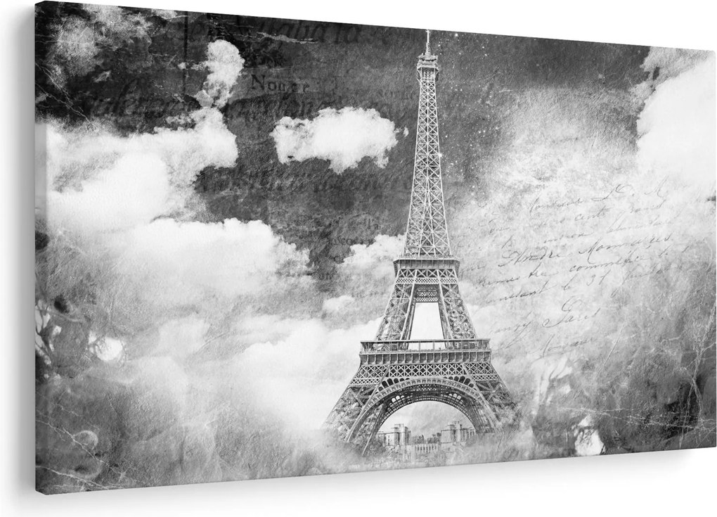 Tablou - Carte poștală de epocă a orașului N⁰3 (90x60 cm)