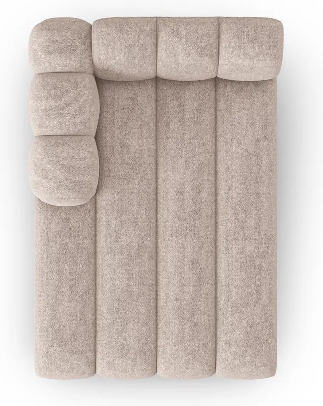 Șezlong bej (cu colț pe partea stângă ) Lupine – Micadoni Home