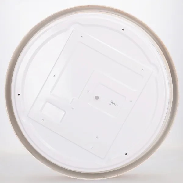 Brilagi - Plafonieră LED dimabilă FLOCO, 48W, 230V, Ø 40 cm, lemn/negru + telecomandă