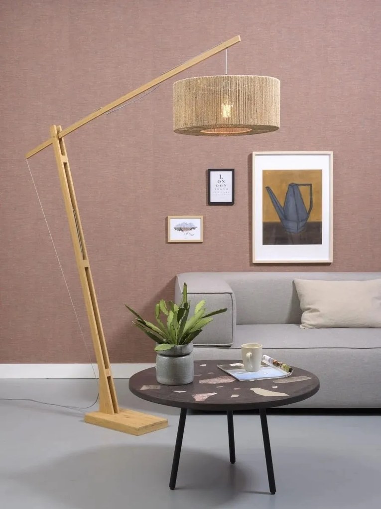 Lampa de podea eco din iuta Iguazu H-207cm, natur