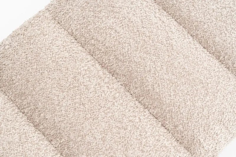 Bancheta tapitata Petit Beaute 110cm, sampanie bej