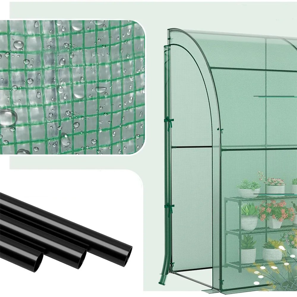 Seră 197 cm × 97 cm × 204 cm