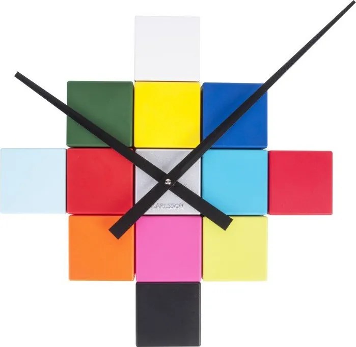 Ceas de perete Karlsson Do It Yourself, colorat