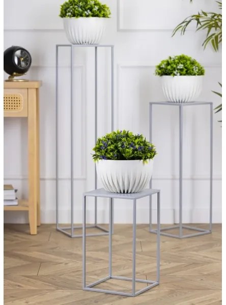 Suport de flori 40x24 cm gri