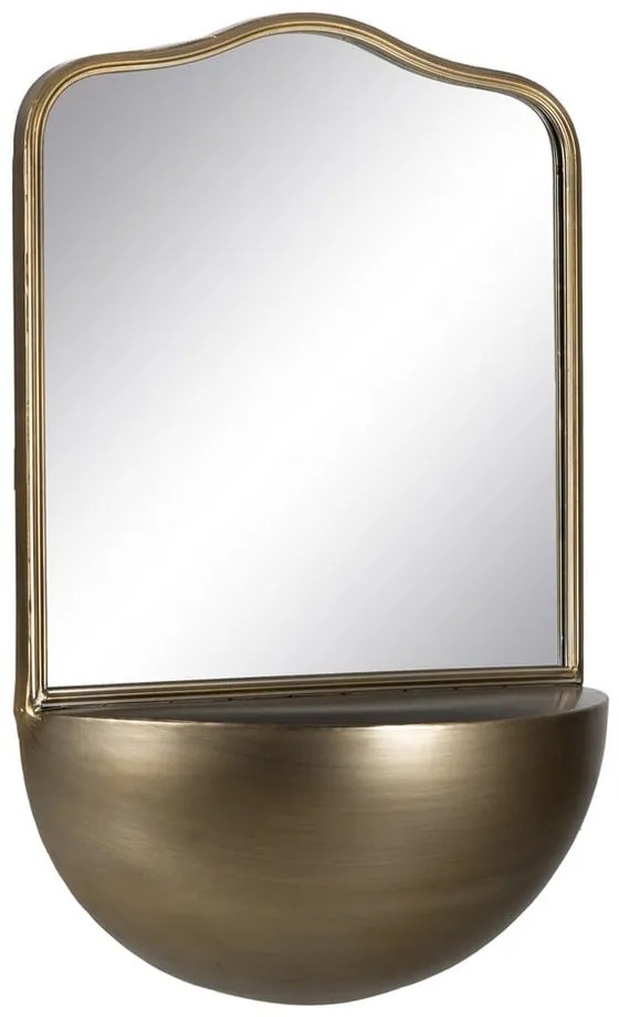 Oglindă de perete cu raft 37x40 cm – Ixia