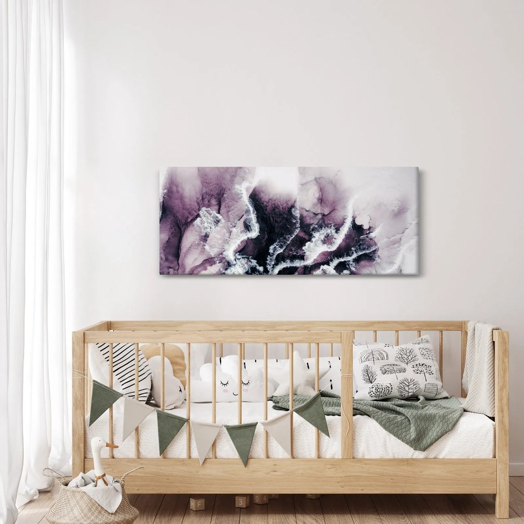 Tablou - Marmură violet N⁰2 (120x50 cm)