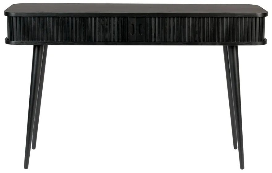 Măsuță tip consolă Zuiver Barbier, lungime 120 cm, negru