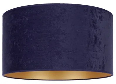 Duolla - Plafonieră ROLLER 1xE27/15W/230V d. 40 cm albastră/aurie