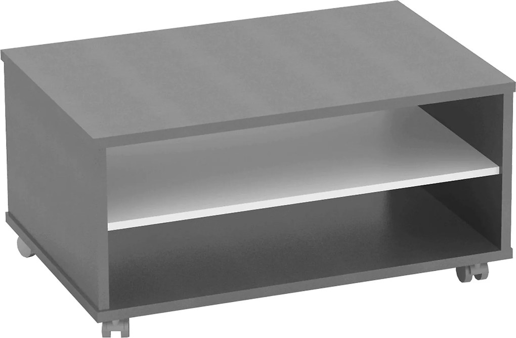 Masuta de cafea RIOMA NEW TYP 32, gri grafit, DTD laminat, 90x60x45 cm