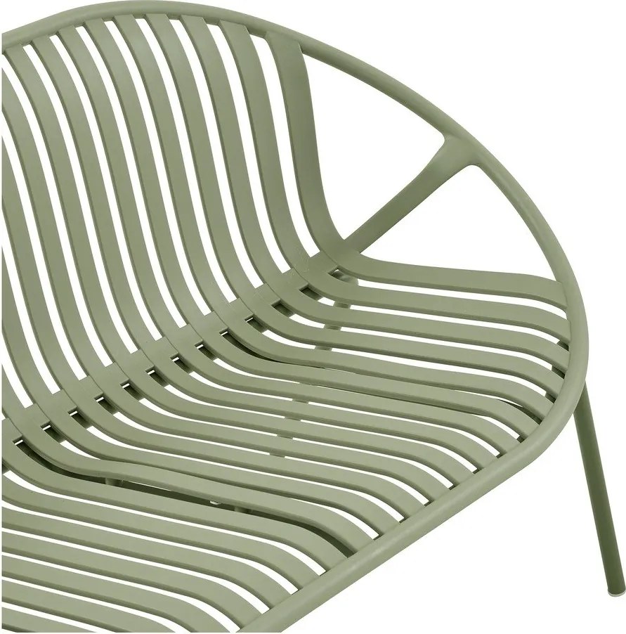 Set mobilier de grădină verde din plastic pentru 4 persoane Saly – House Nordic