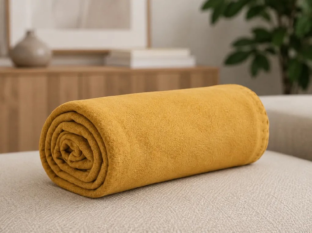 Patura fleece FLEORA, horcicova Dimensiune: 150 x 200 cm