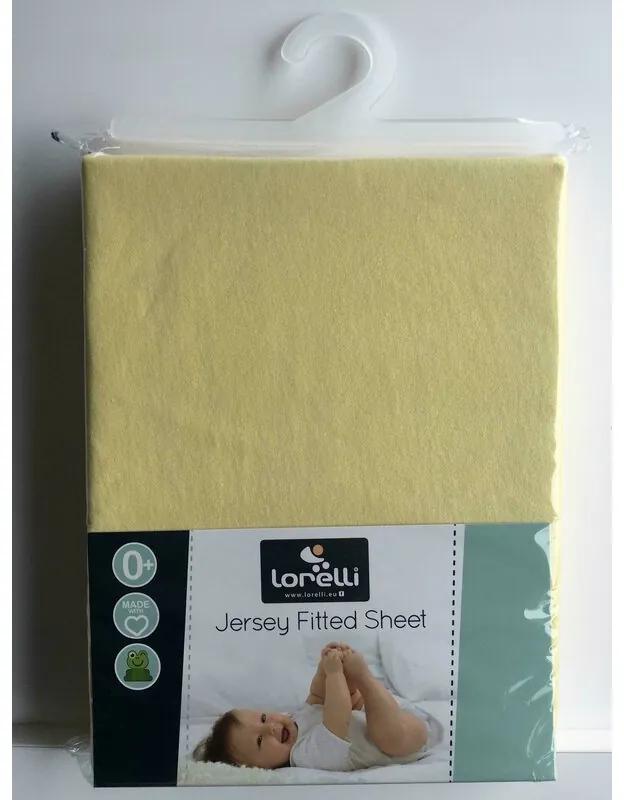 Lorelli - Cearceaf Jersey 60/120 cm Yellow