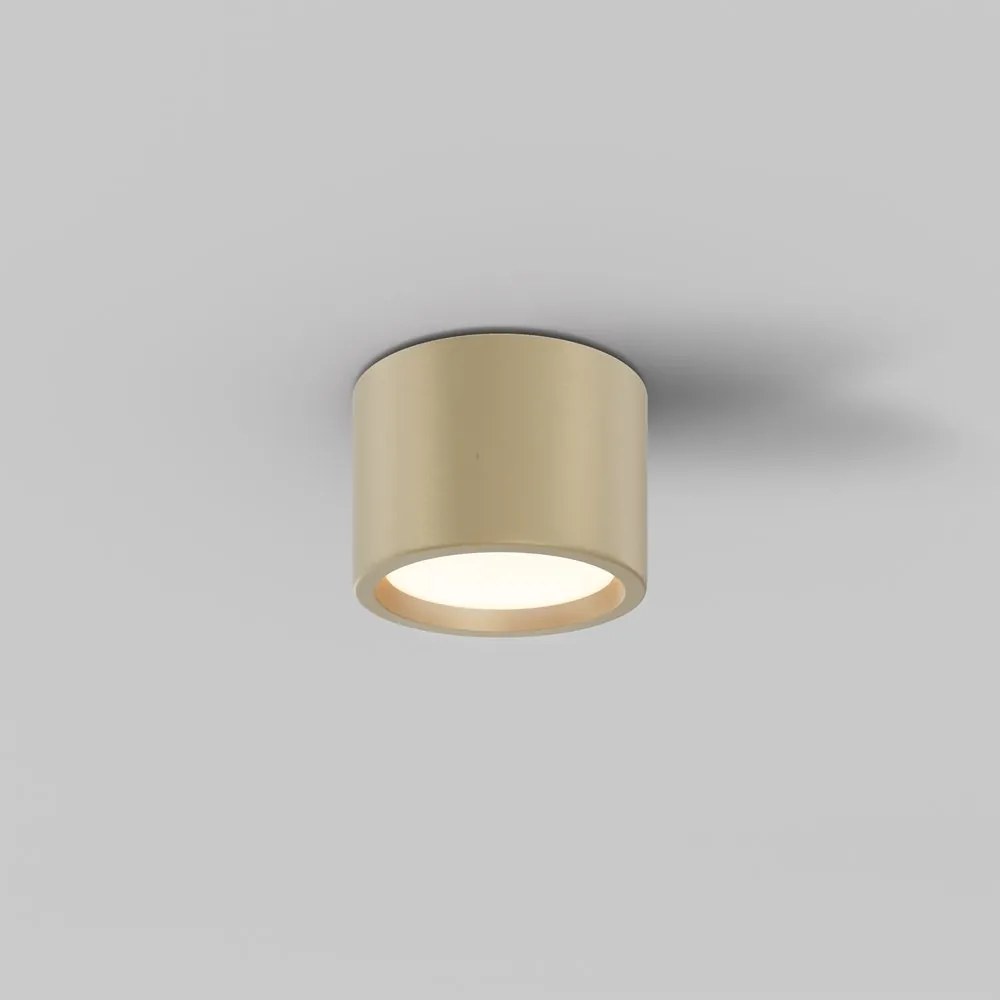 Spot LED aplicat cu protectie IP44 Hydra D-10,5cm auriu