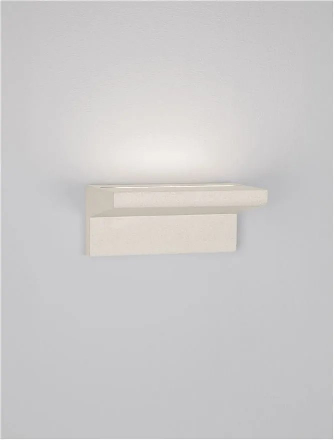 Aplica LED din ciment alb pentru exterior IP65 LITA