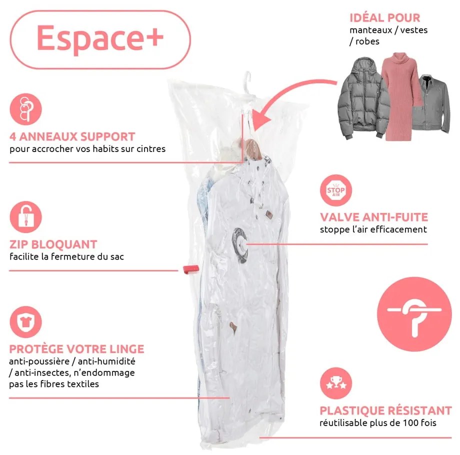 Saci de vidat 2 buc. Espace M – Compactor