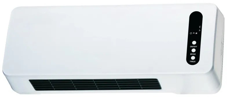 Aeroterma ceramica de perete ELITE EHH-1389, 2000W, Afisaj LCD, Timer, Alb