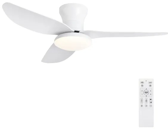 Brilagi - Ventilator LED tavan reglabil 30W 230V 3000-6500K alb + DO